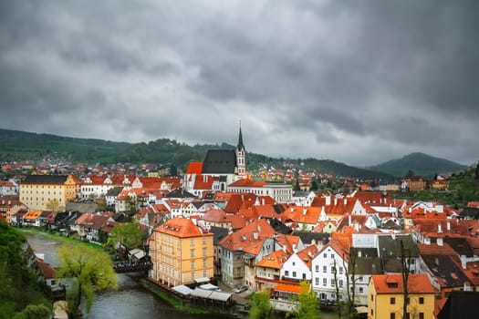 View of the Cesky Krumlov, Czech Republic