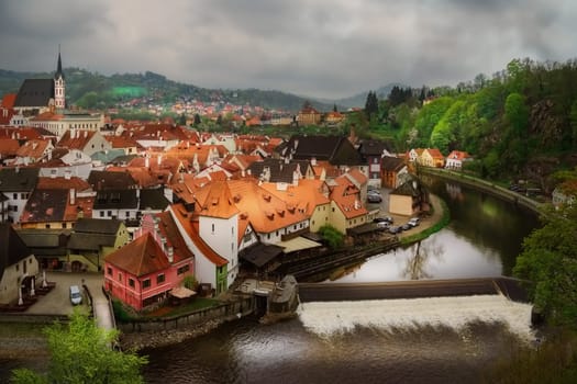 View of the Cesky Krumlov, Czech Republic