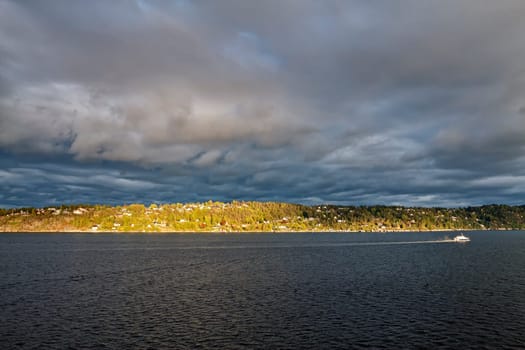Oslofjord near Oslo, Norway
