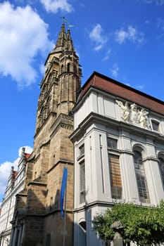 Ansbach is a city in Bavaria, Sankt Cumbertus