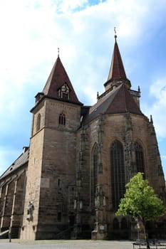 Ansbach is a city in Bavaria, Sankt Johannis Kirche