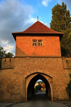 Iphofen is a city in Bavaria with many historical sights. Einersheimer Tor