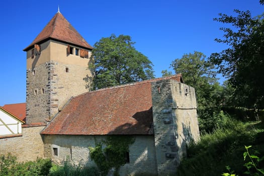 Iphofen is a city in Bavaria with many historical sights. Zentturm