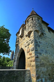 Iphofen is a city in Bavaria with many historical sights. Einersheimer Tor