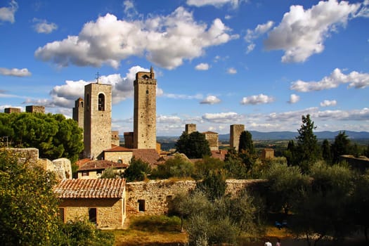 Volterra is a picturesque town in Tuscany