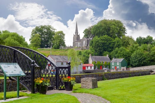 scenic view of castletownroche park and church in county cork ireland
