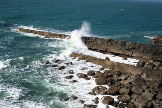 rocky coastline in county kerry ireland on the wild atlantic way