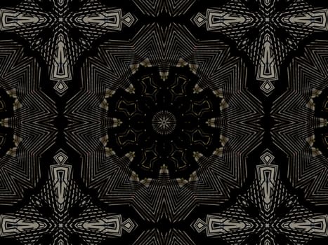 Ethnic pattern. Abstract kaleidoscope fabric design texture