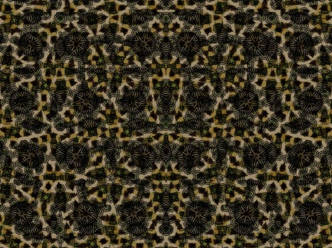 Ethnic pattern. Abstract kaleidoscope fabric design texture