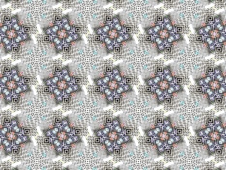 Ethnic pattern. Abstract kaleidoscope fabric design texture