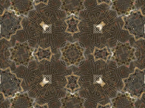 Ethnic pattern. Abstract kaleidoscope fabric design texture
