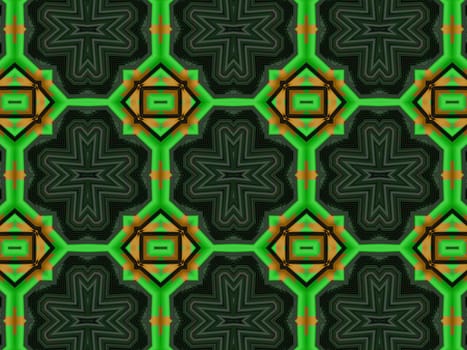 Ethnic pattern. Abstract kaleidoscope fabric design texture