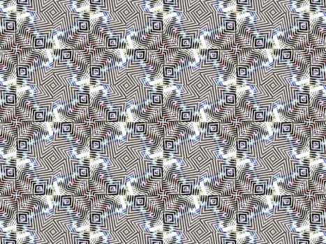 Ethnic pattern. Abstract kaleidoscope fabric design texture
