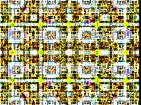 Ethnic pattern. Abstract kaleidoscope fabric design texture