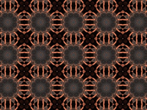 Ethnic pattern. Abstract kaleidoscope fabric design texture