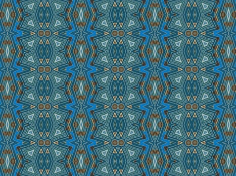 Ethnic pattern. Abstract kaleidoscope fabric design texture