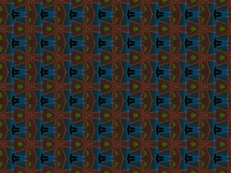 Ethnic pattern. Abstract kaleidoscope fabric design texture