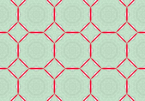 Ethnic pattern. Abstract kaleidoscope fabric design texture