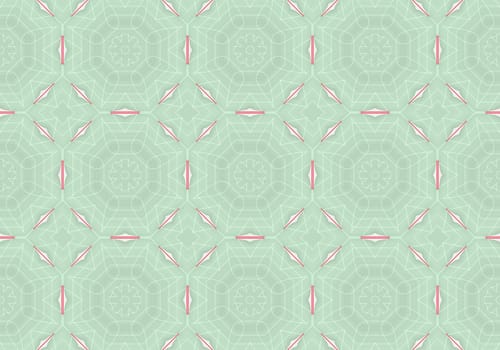 Ethnic pattern. Abstract kaleidoscope fabric design texture