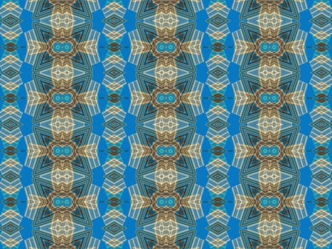 Ethnic pattern. Abstract kaleidoscope fabric design texture