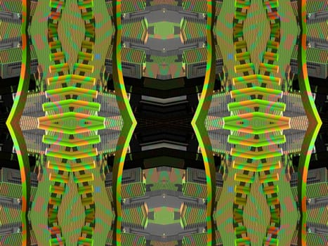 Ethnic pattern. Abstract kaleidoscope fabric design texture