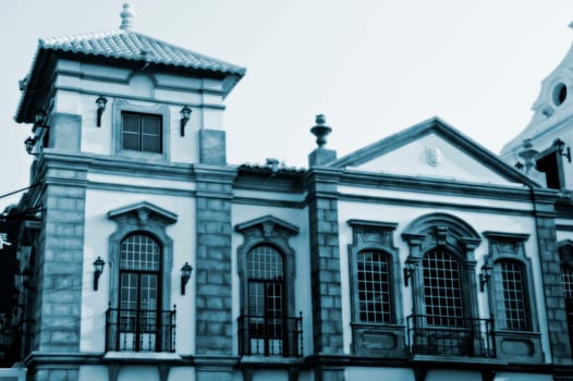 An european antique house in Macau downtown