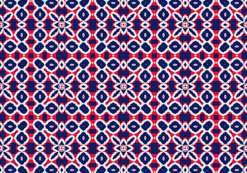 Ethnic pattern. Abstract kaleidoscope fabric design texture
