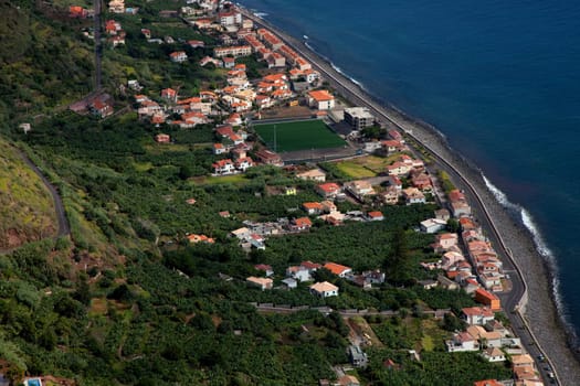 town of Paul do Mar in Madeira island, Portugal