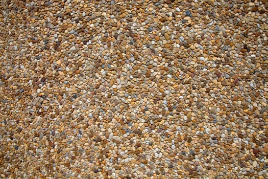 brown wall detail, made of small rocks