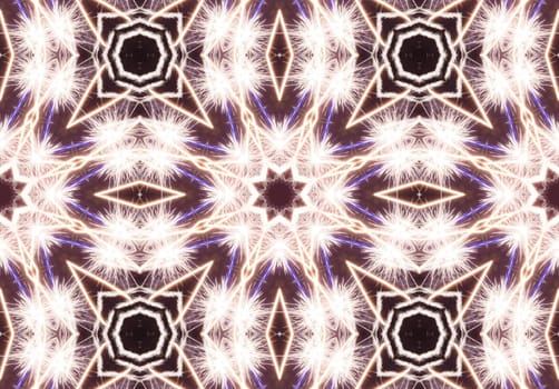 Ethnic pattern. Abstract kaleidoscope fabric design texture