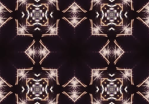 Ethnic pattern. Abstract kaleidoscope fabric design texture