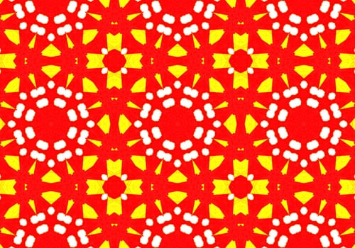 Ethnic pattern. Abstract kaleidoscope fabric design texture