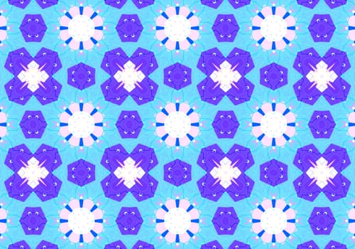 Ethnic pattern. Abstract kaleidoscope fabric design texture