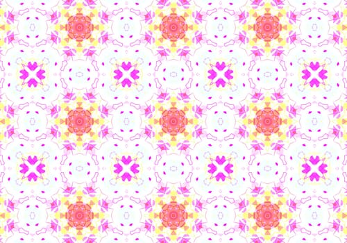 Ethnic pattern. Abstract kaleidoscope fabric design texture