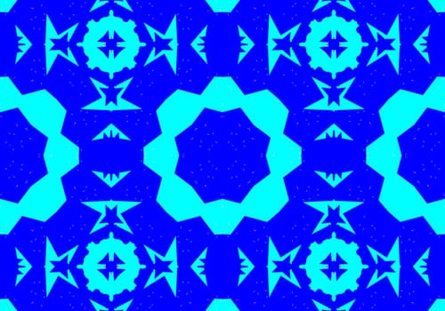 Ethnic pattern. Abstract kaleidoscope fabric design texture