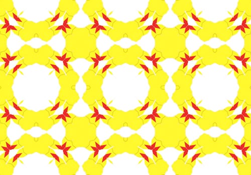 Ethnic pattern. Abstract kaleidoscope fabric design texture