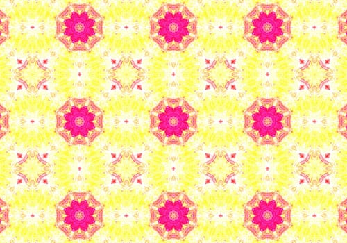 Ethnic pattern. Abstract kaleidoscope fabric design texture