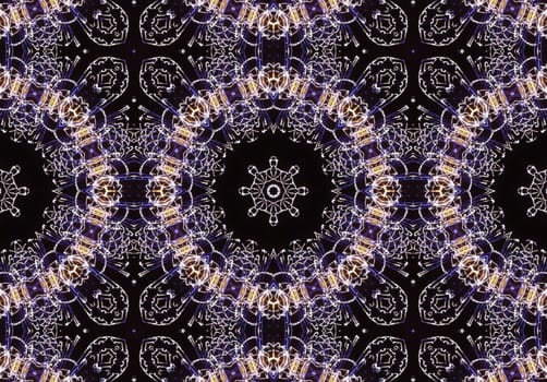Ethnic pattern. Abstract kaleidoscope fabric design texture