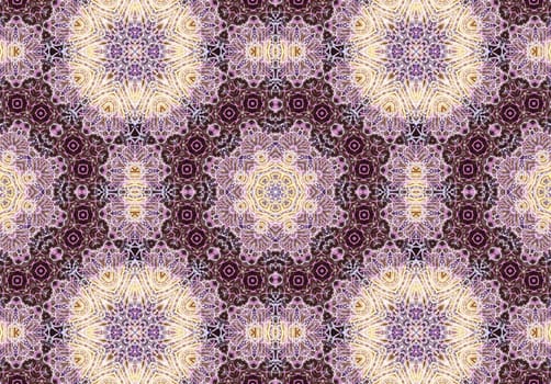 Ethnic pattern. Abstract kaleidoscope fabric design texture