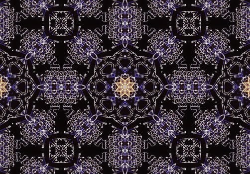 Ethnic pattern. Abstract kaleidoscope fabric design texture