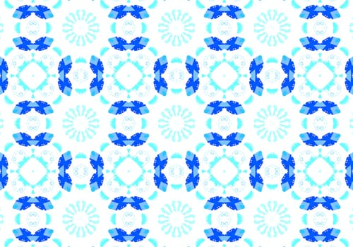 Ethnic pattern. Abstract kaleidoscope fabric design texture