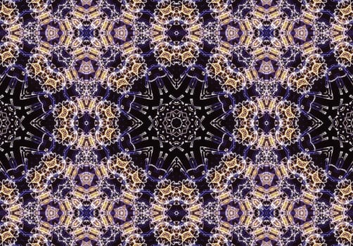 Ethnic pattern. Abstract kaleidoscope fabric design texture
