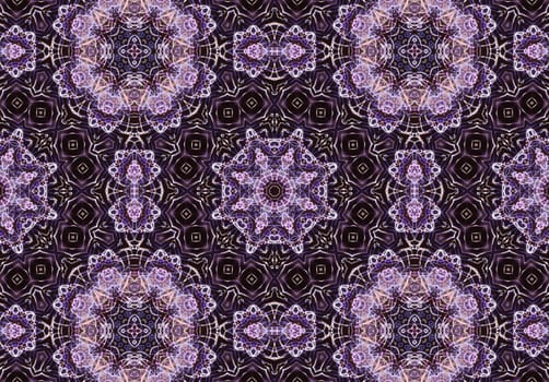 Ethnic pattern. Abstract kaleidoscope fabric design texture