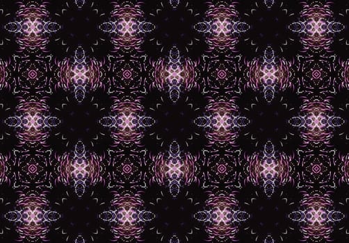 Ethnic pattern. Abstract kaleidoscope fabric design texture