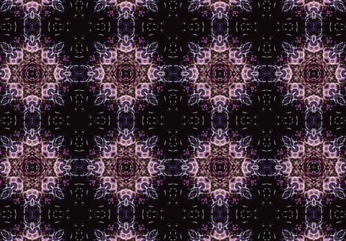 Ethnic pattern. Abstract kaleidoscope fabric design texture