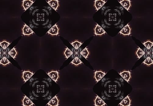 Ethnic pattern. Abstract kaleidoscope fabric design texture