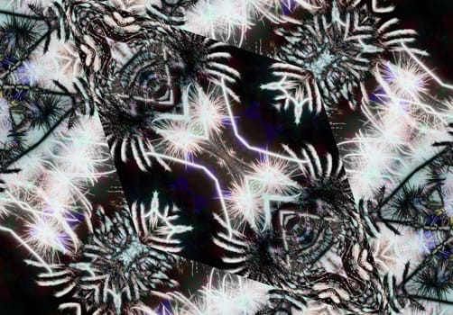 Ethnic pattern. Abstract kaleidoscope fabric design texture