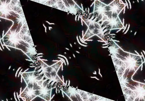 Ethnic pattern. Abstract kaleidoscope fabric design texture