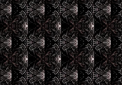 Ethnic pattern. Abstract kaleidoscope fabric design texture