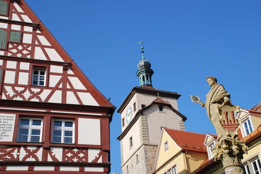 White Tower Seelbrunnen Minerva 91541 Rothenburg o. d. Tauber